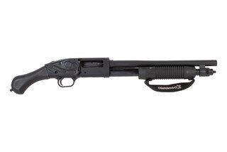 Mossberg 590 Shockwave Pump Action 20 Gauge Shotgun with Crimson Trace Laser Saddle  14